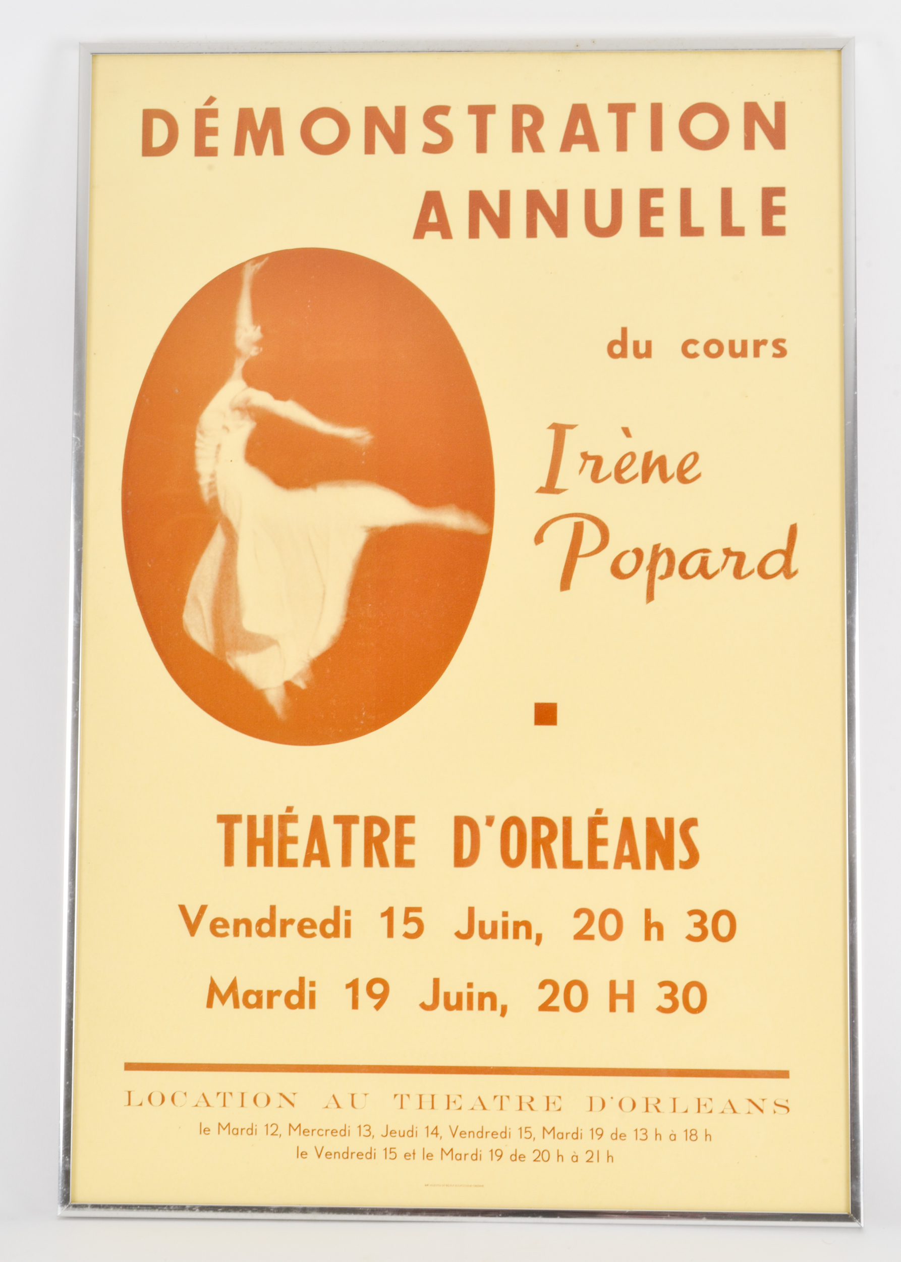 1917 French Poster Advertising Irene Popard