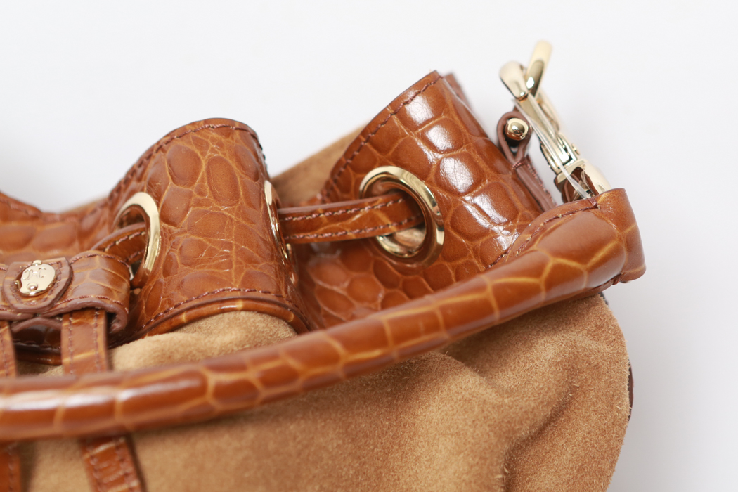 Cole Haan Brown Leather and Suede Purse