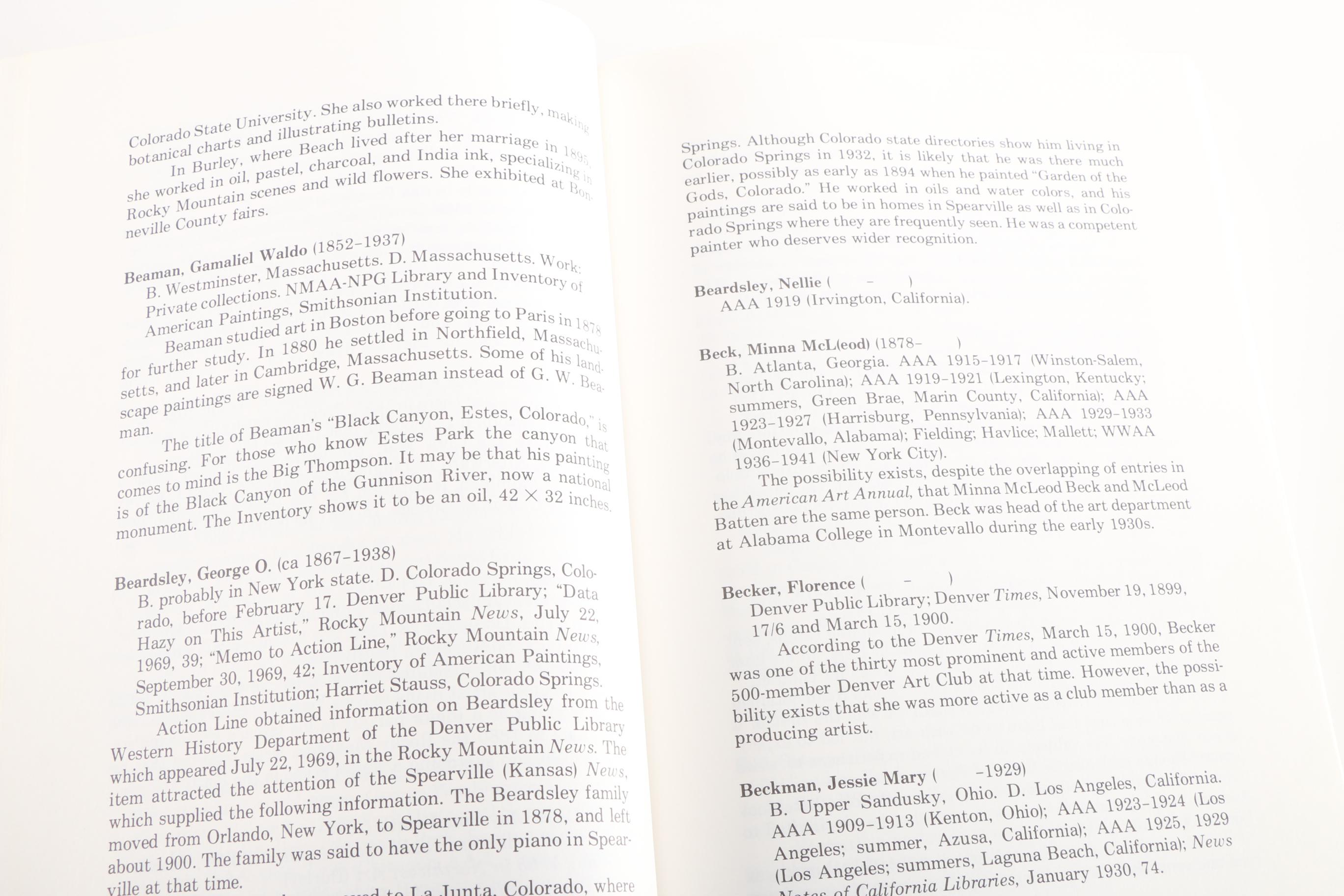 Collection of Artists of the American West