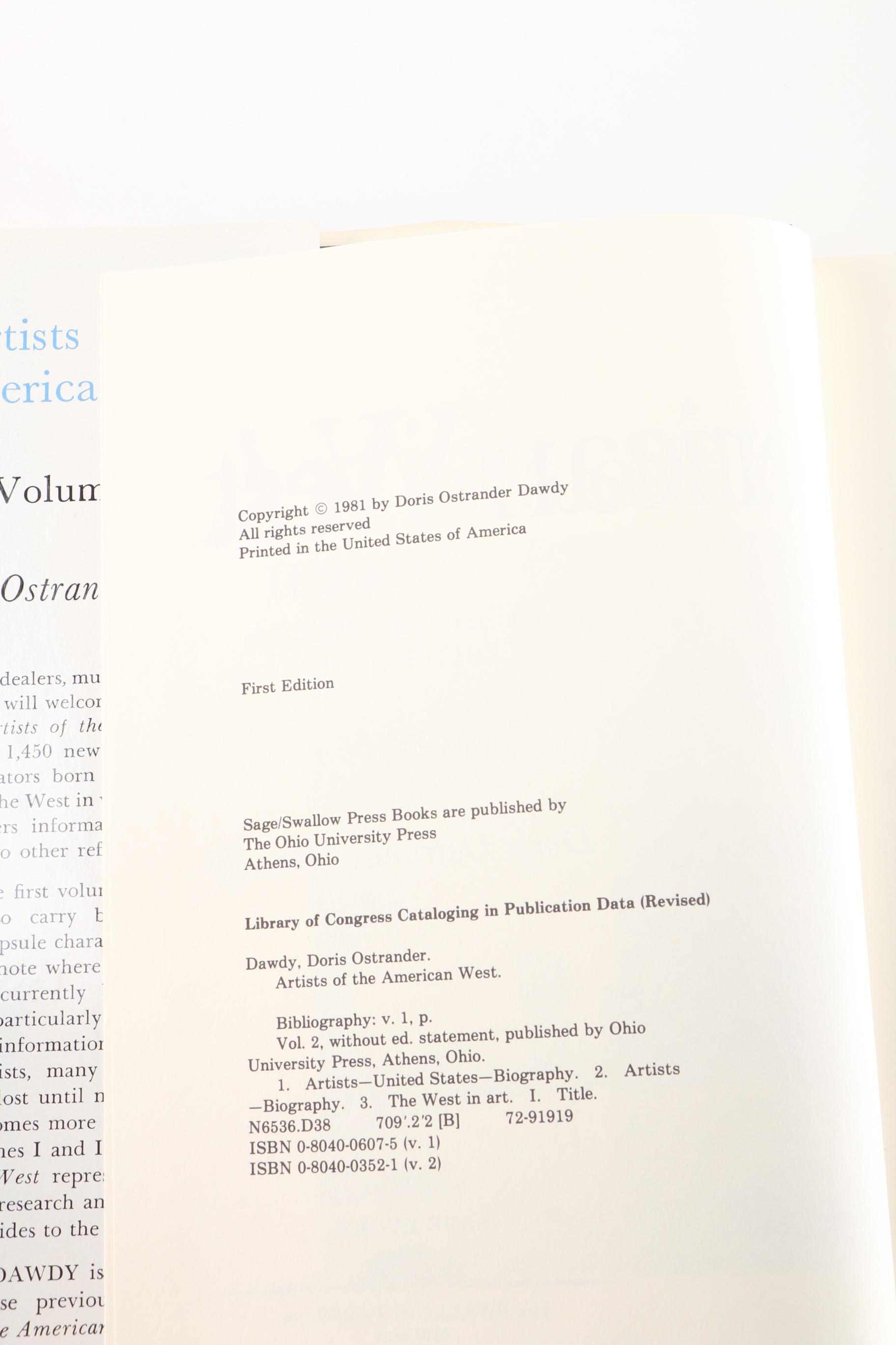 Collection of Artists of the American West