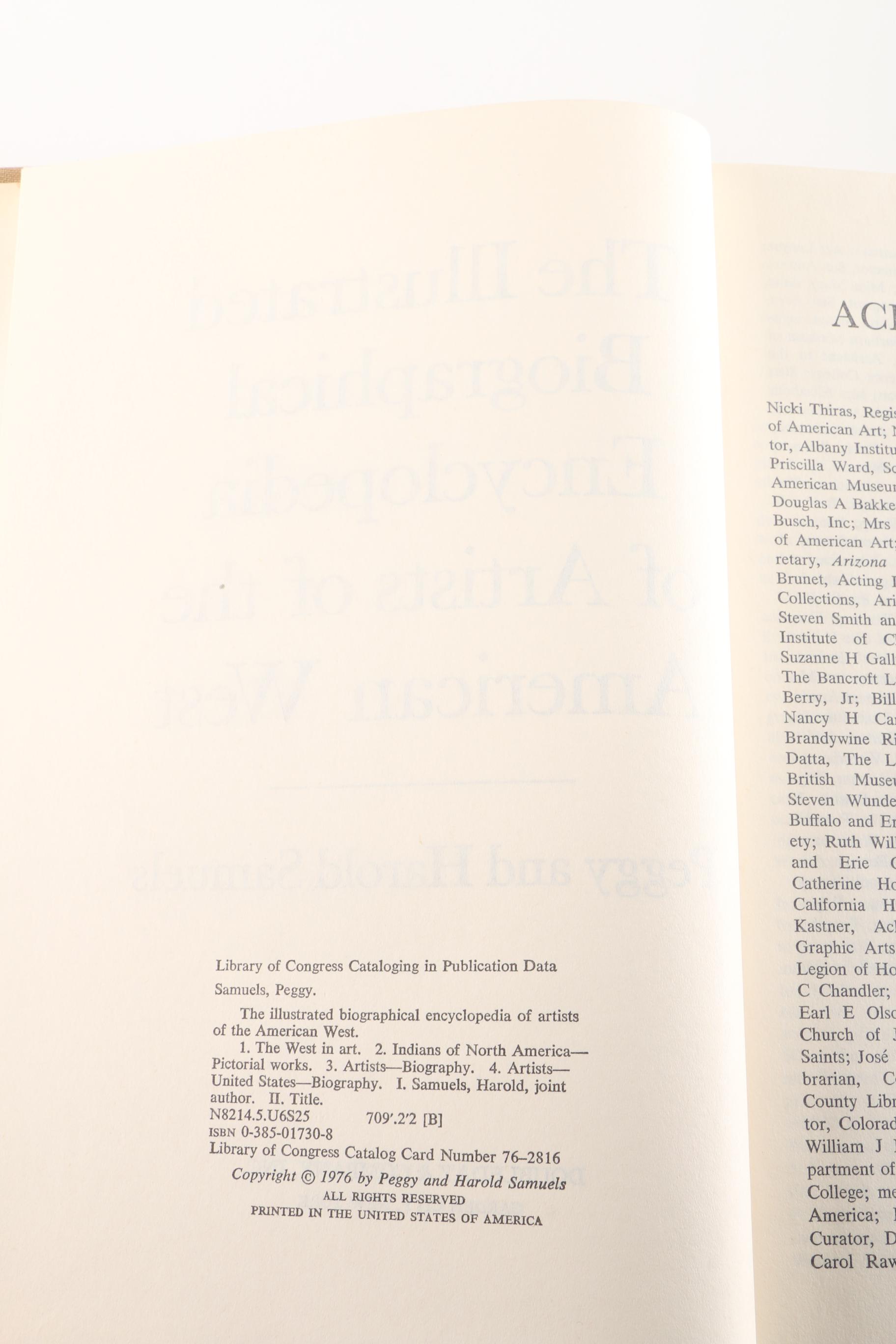 Collection of Artists of the American West