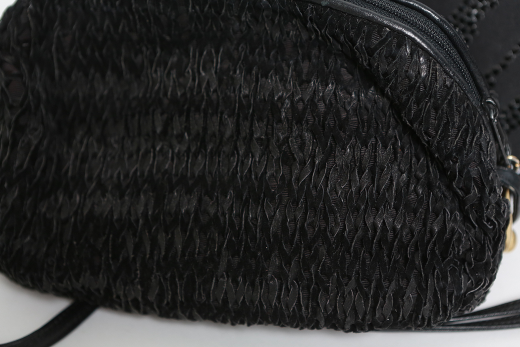 Collection of "Sharif"  and "Meyers" Black Handbags