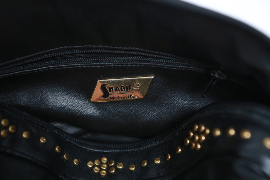 Collection of "Sharif"  and "Meyers" Black Handbags