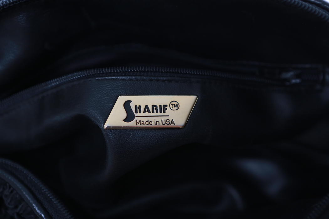 Collection of "Sharif"  and "Meyers" Black Handbags