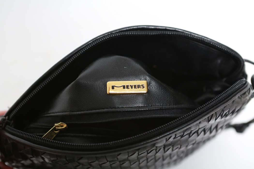 Collection of "Sharif"  and "Meyers" Black Handbags