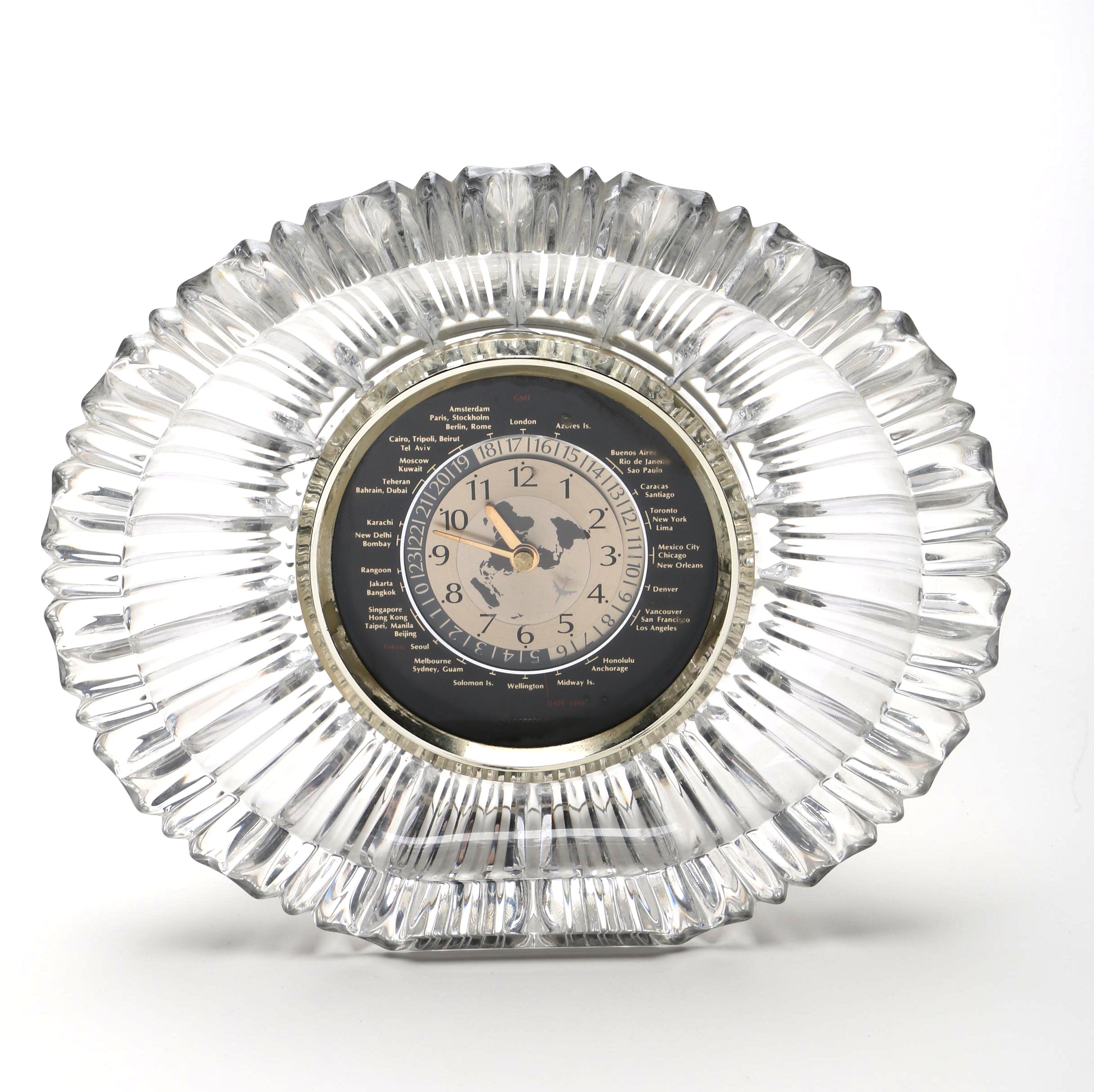 Hoya Crystal International Clock
