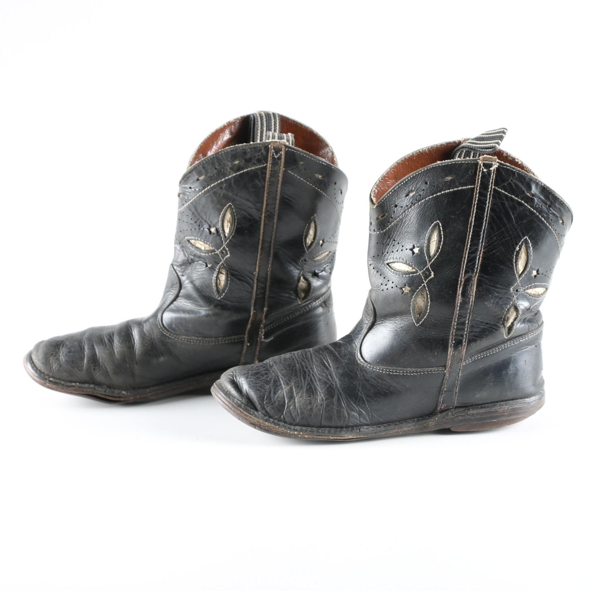 Pair of Vintage Children's Cowboy Boots