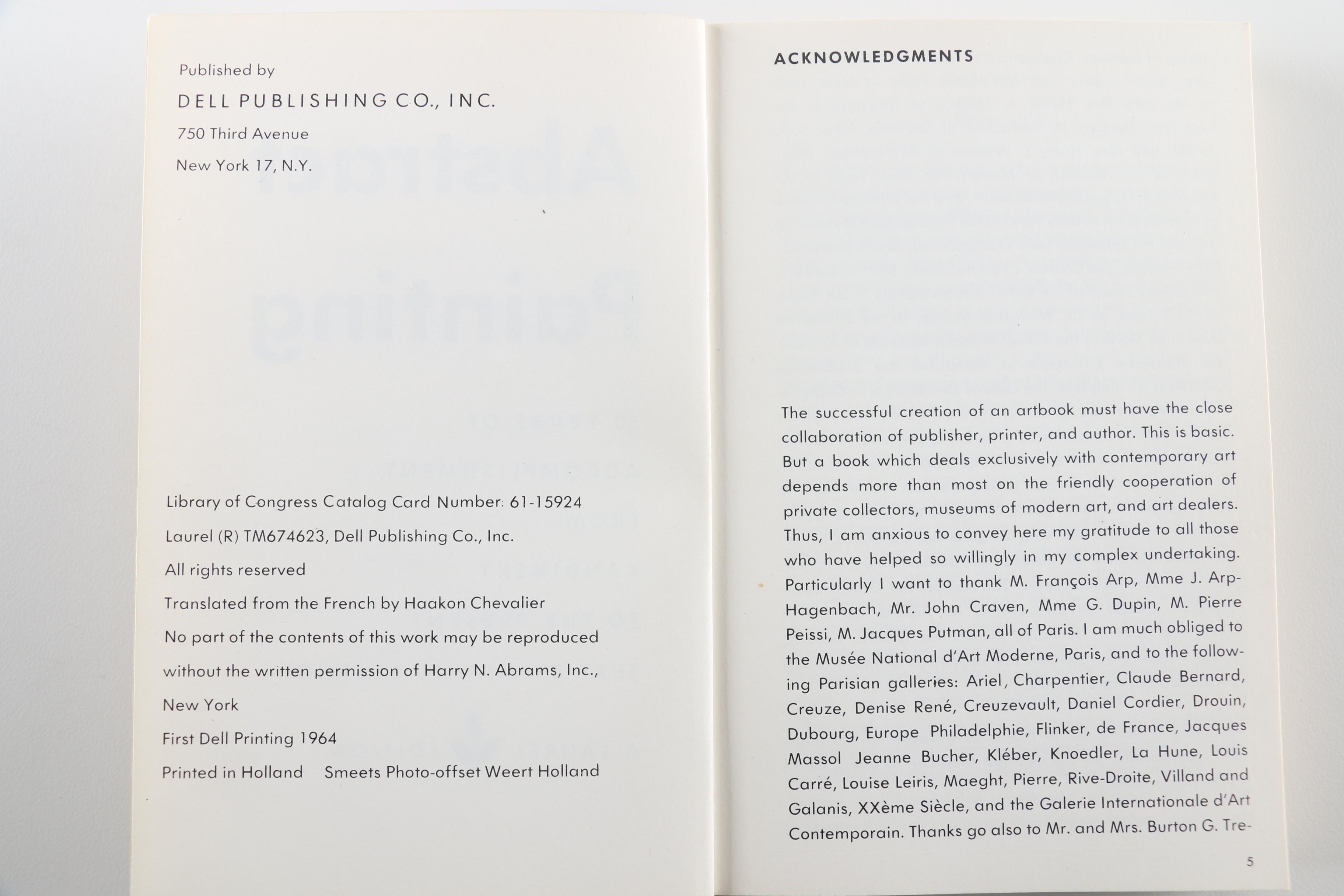 Collection of Abstract Art Books