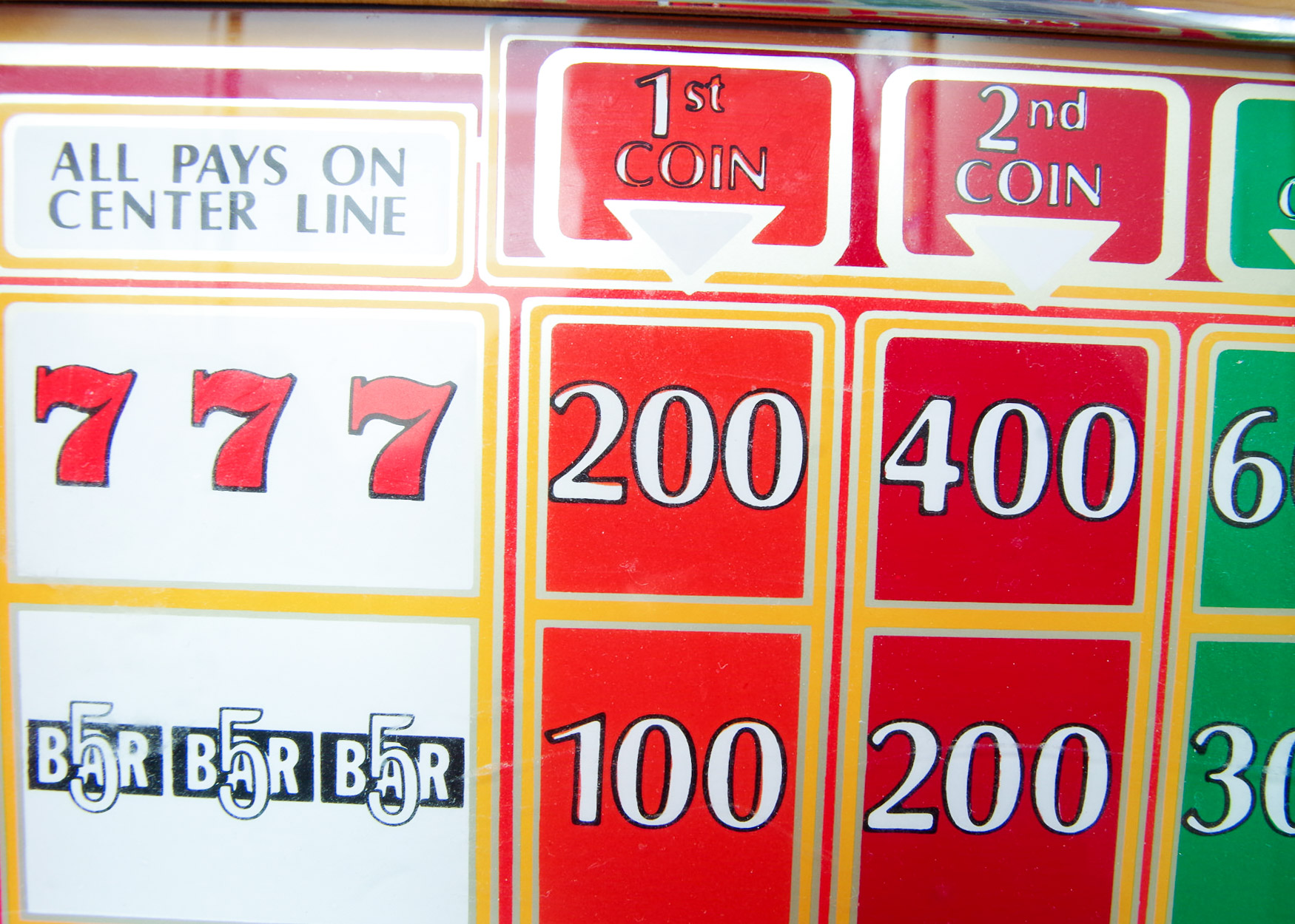 Bally "El Rancho" Slot Machine