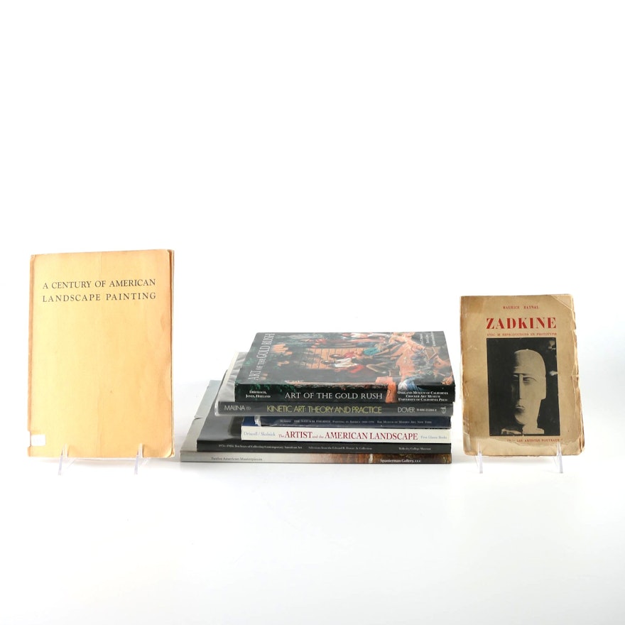 Set of Eight American Art Books