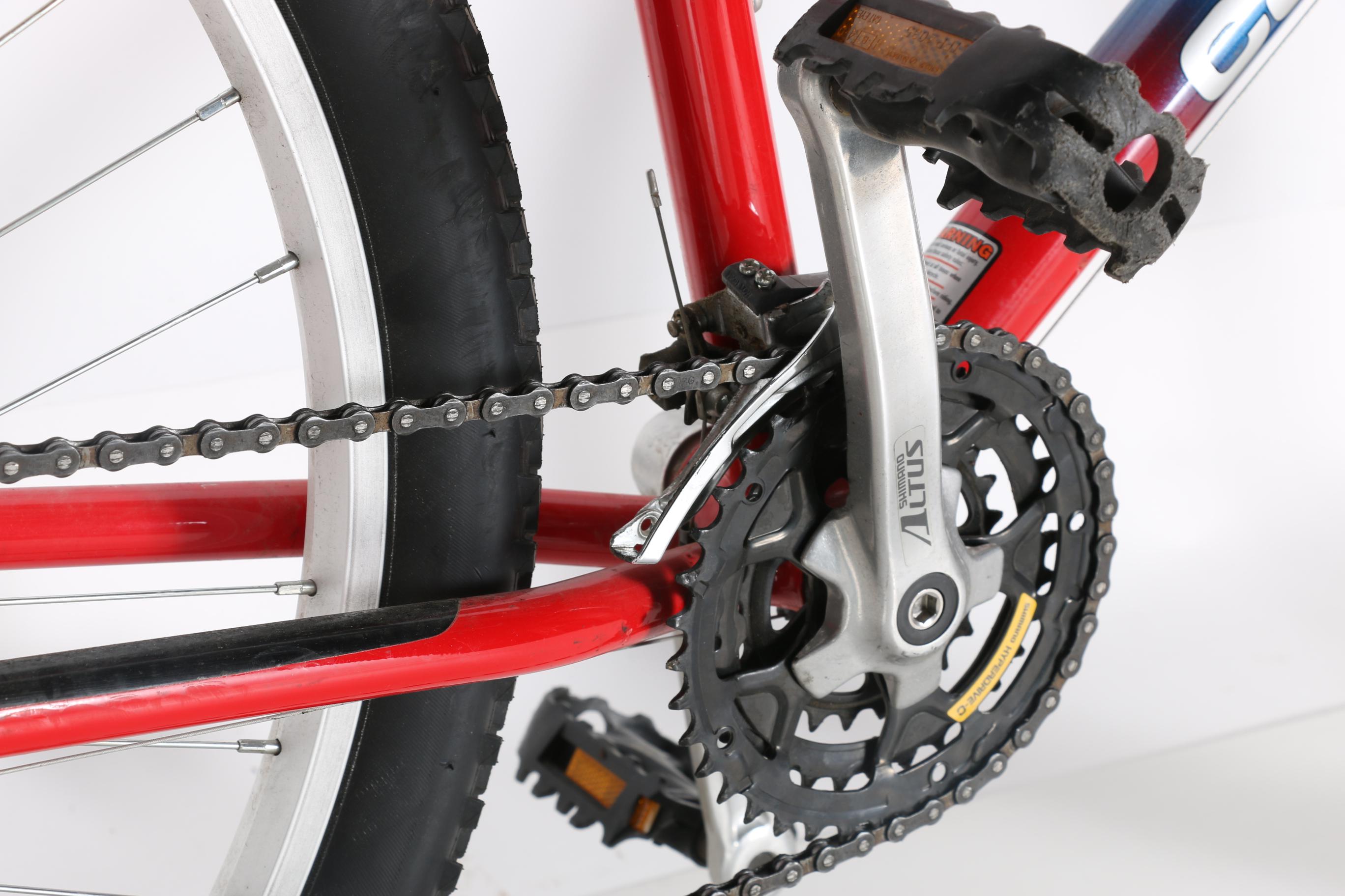 1990s Red and Blue Cannondale "Bud Light" Mountain Bike