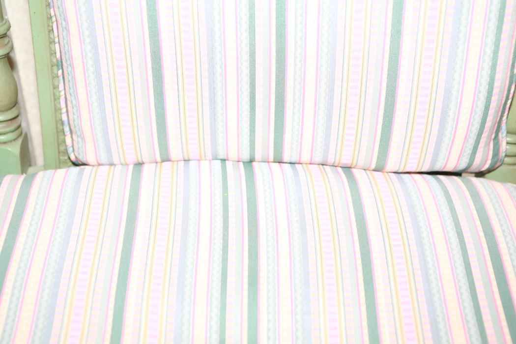 French Country Style Wooden Armchair