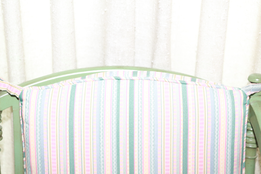 French Country Style Wooden Armchair