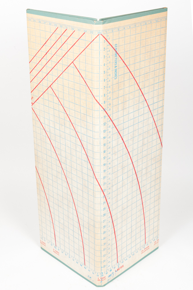 Singer "Spartan" Sewing Machine and Cut Slotted Ruler