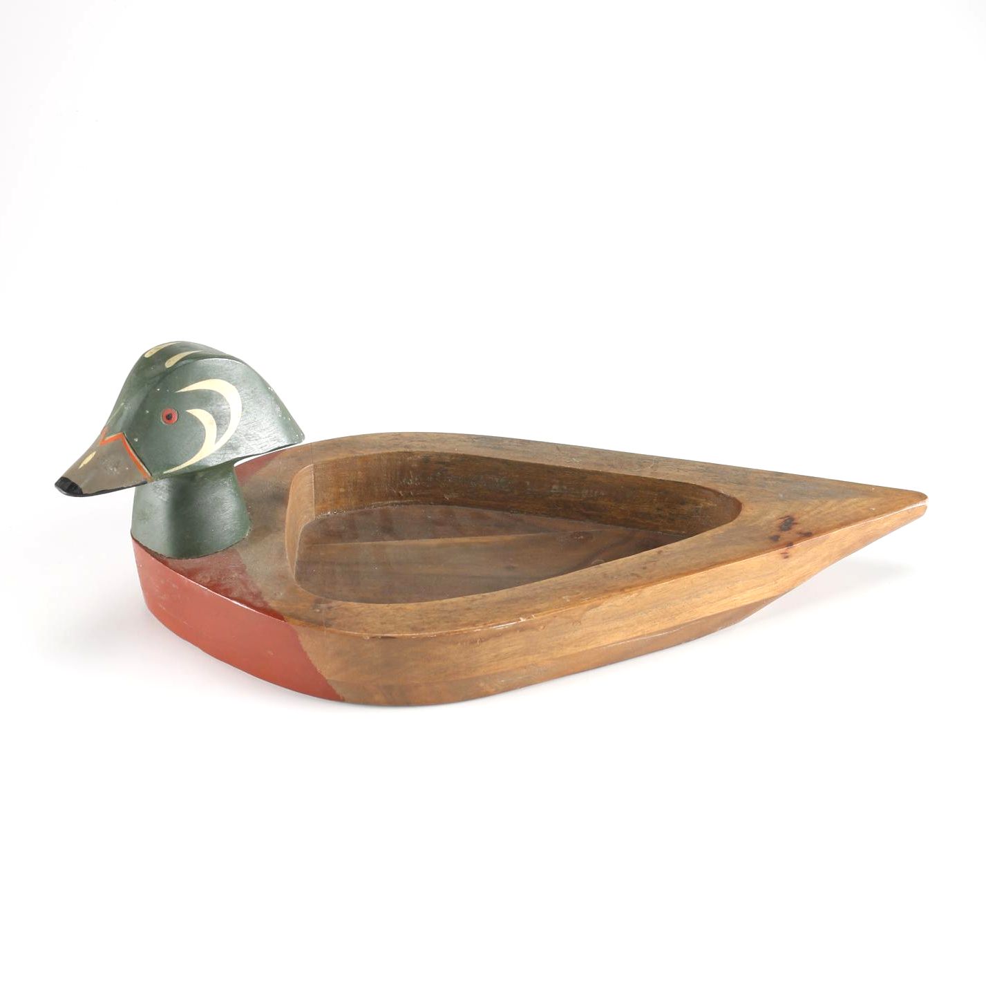 Hand Painted Wooden Duck Tray