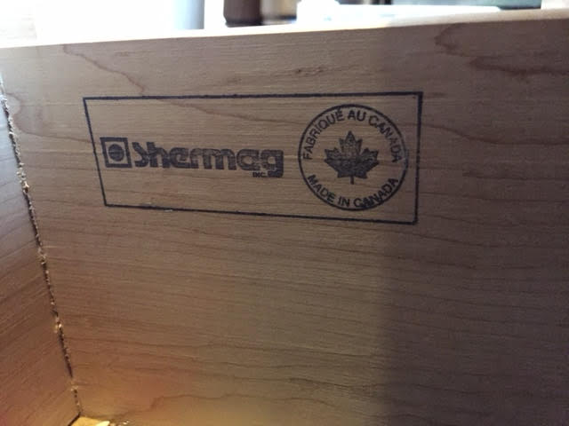 Wood Night Stand by Nadeau