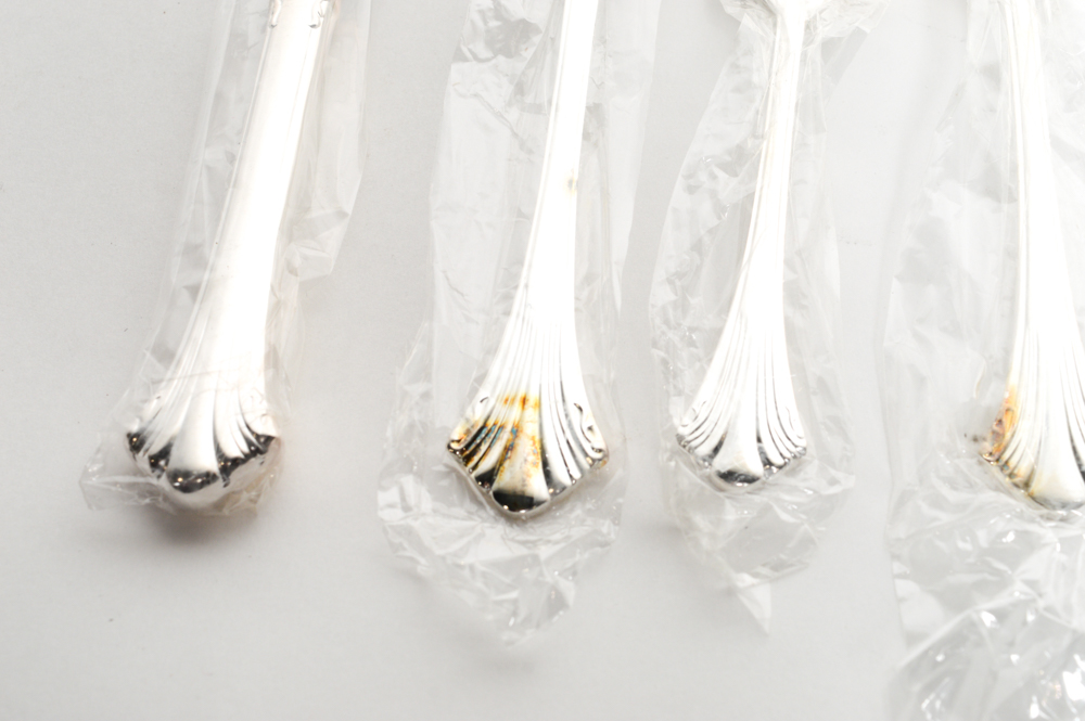 Reed & Barton "Highlands" Silver Plate Flatware Set