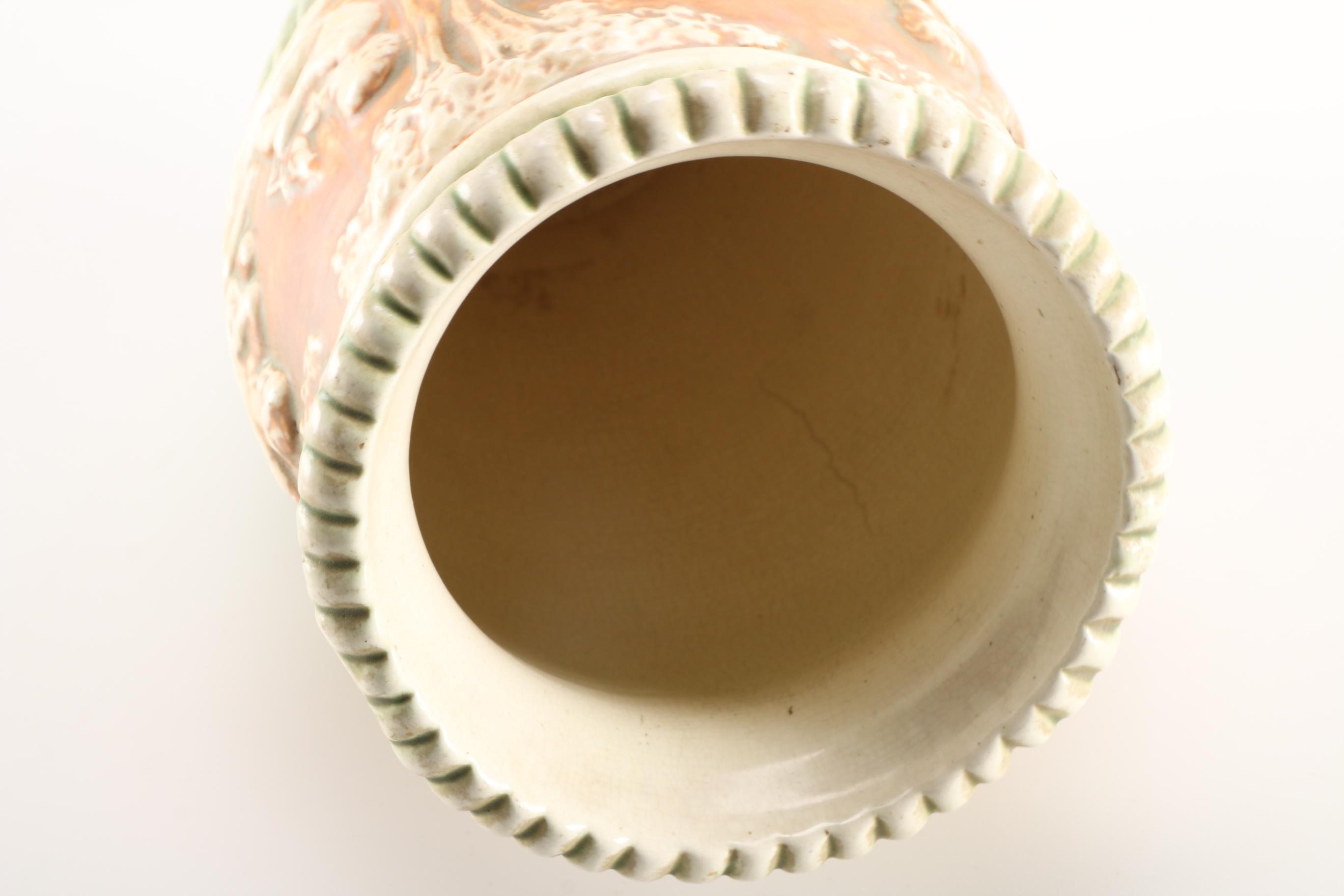 Vintage Romanesque Ceramic Vase