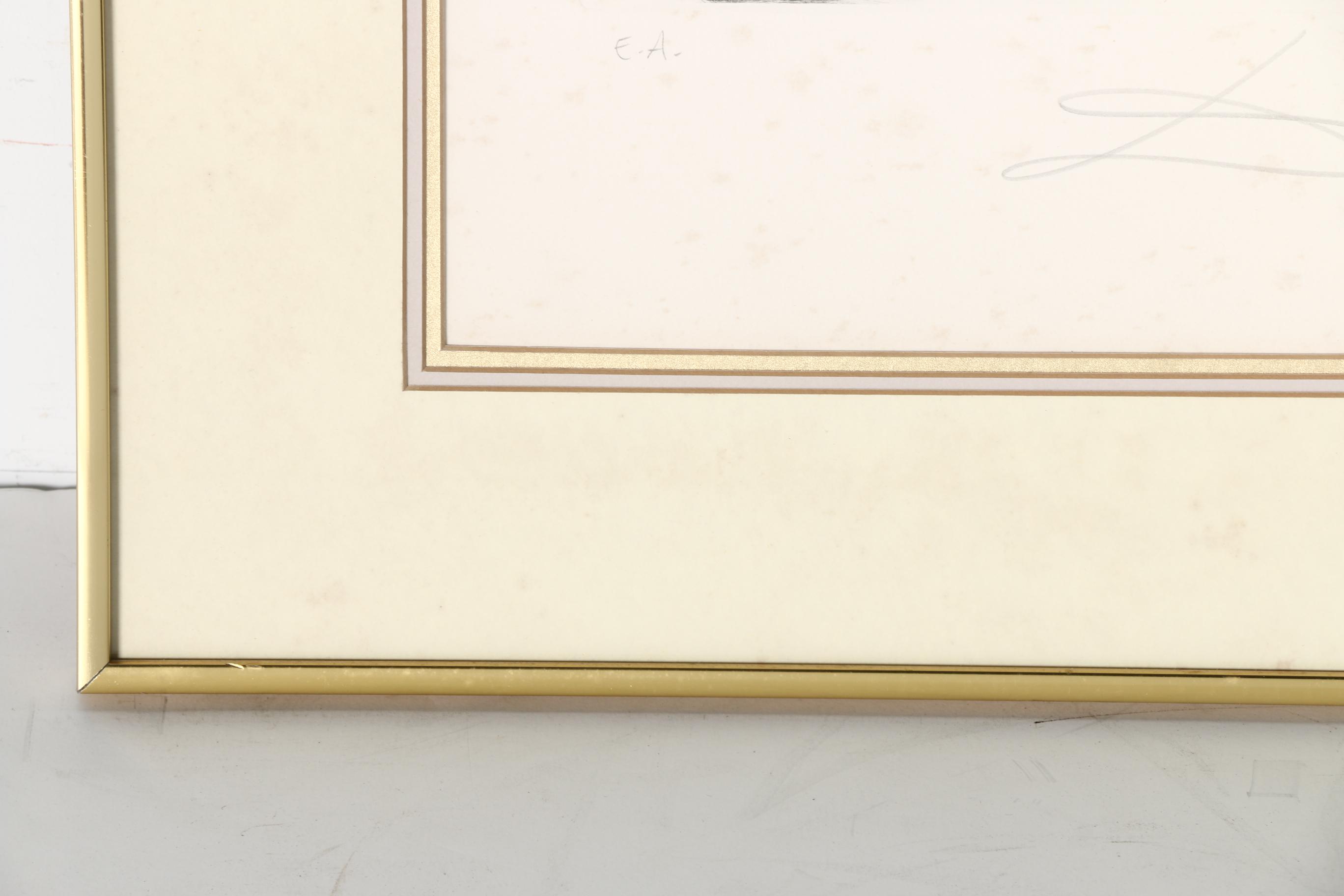 Salvador Dali Artist Proof Color Etching on Paper "The Shepherd"