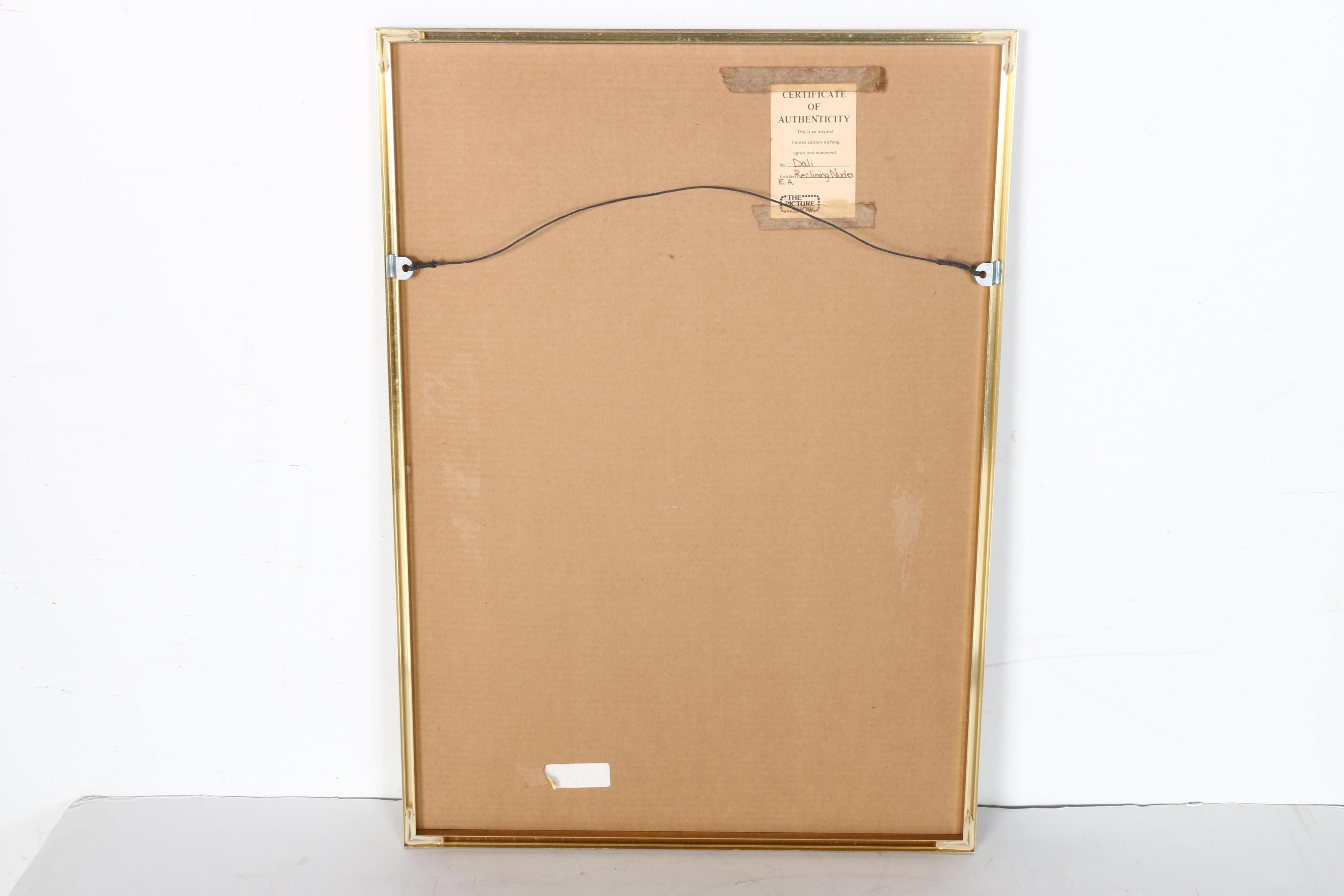 Salvador Dali Artist Proof Color Etching on Paper "The Shepherd"