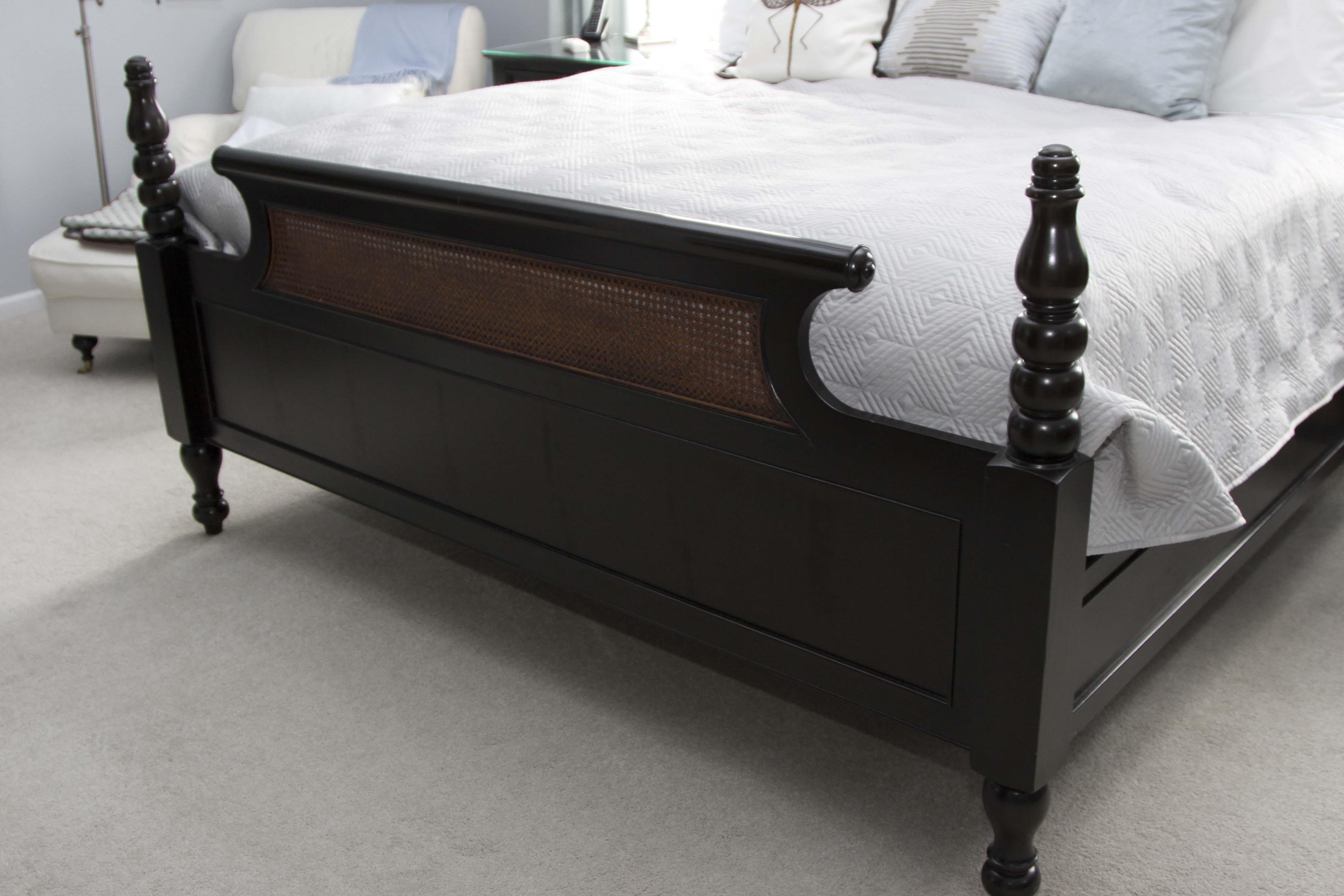 Drexel Heritage" Dakota" King Bed and Step Stool