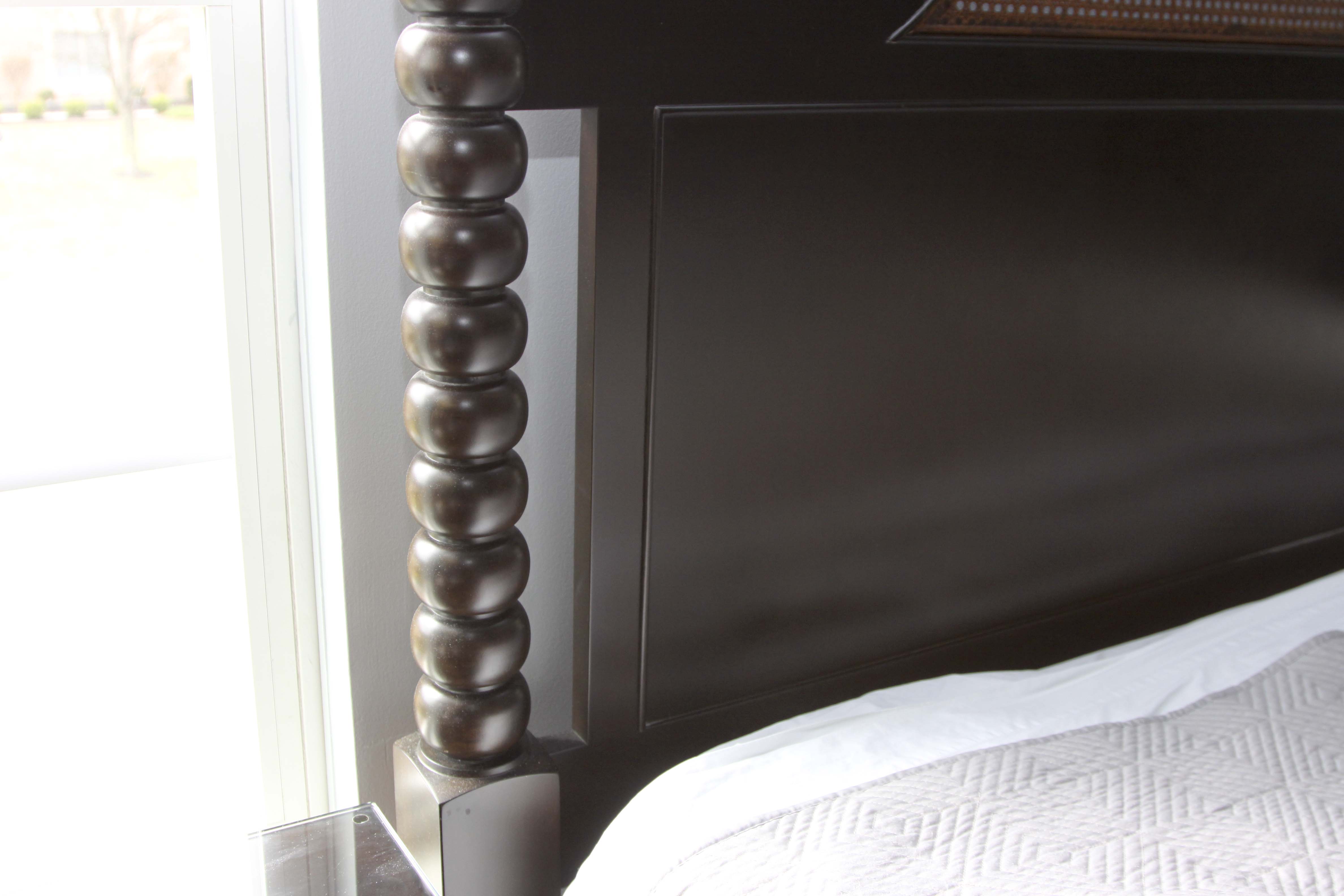 Drexel Heritage" Dakota" King Bed and Step Stool