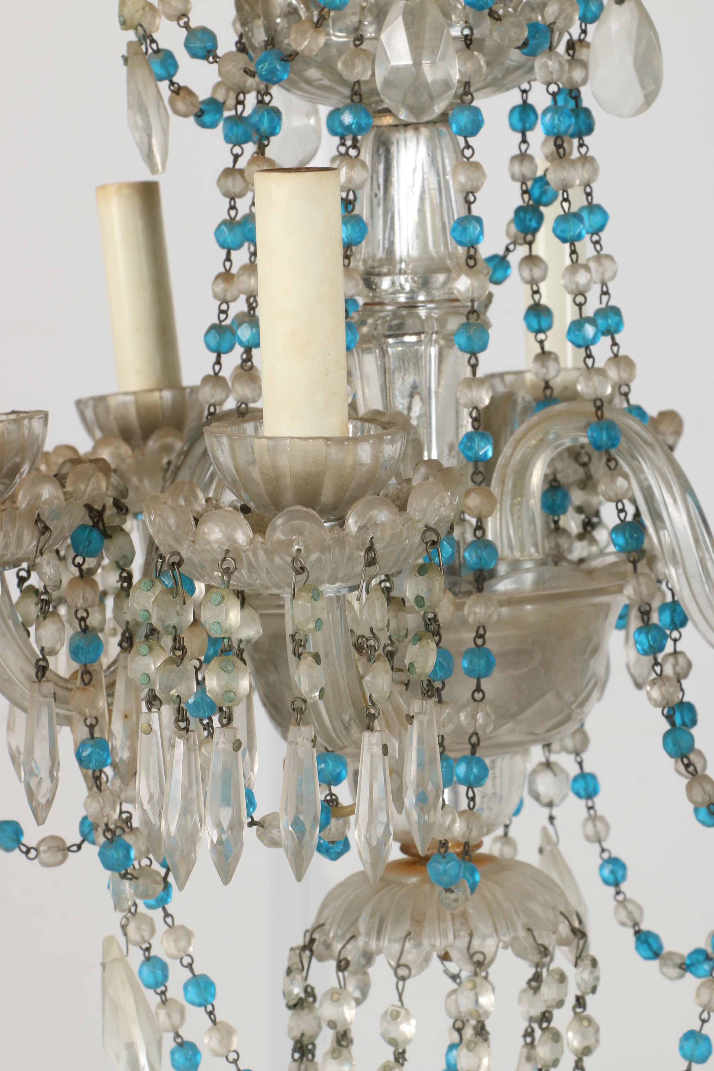 Venetian Style Glass Chandelier