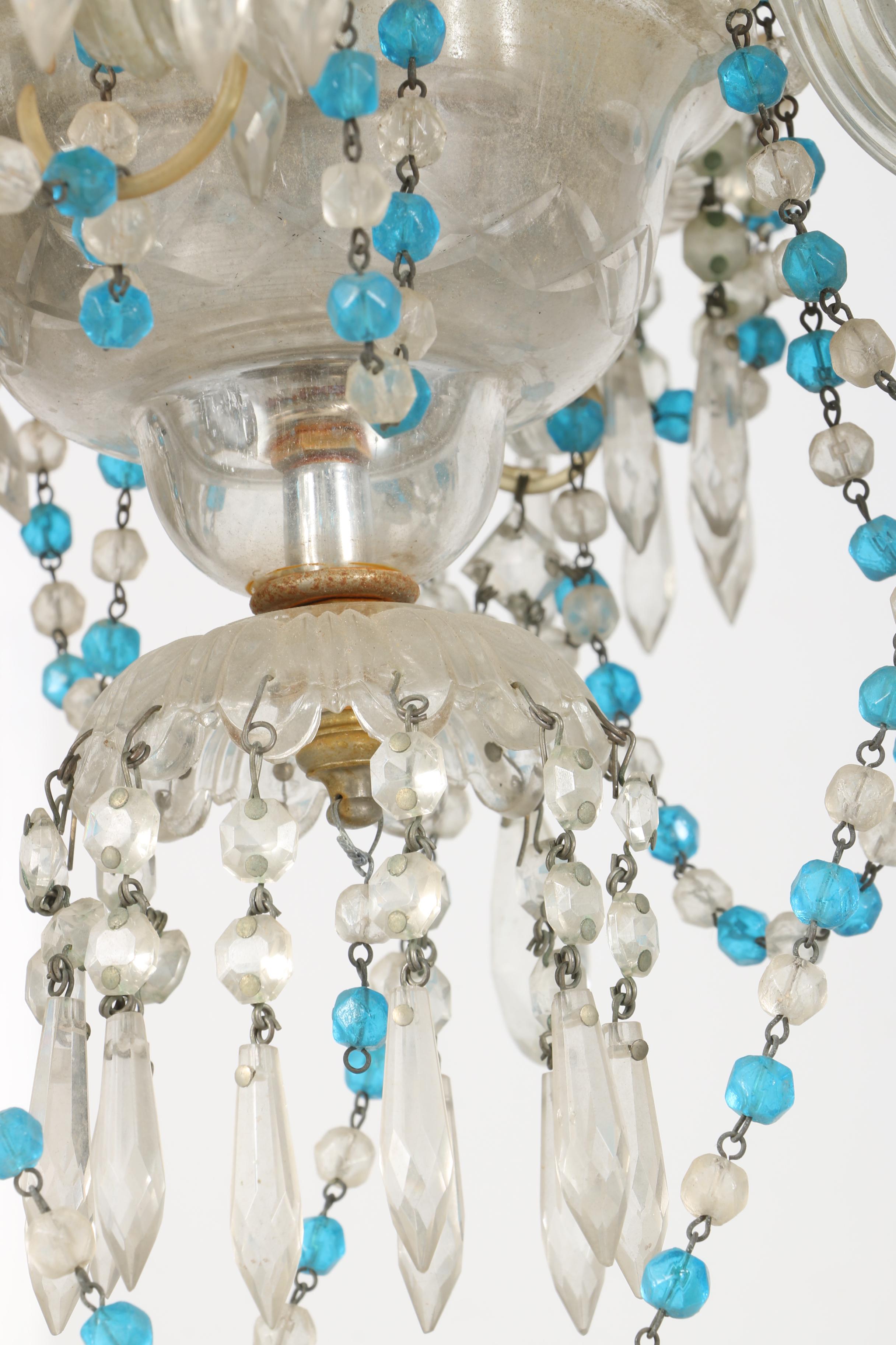 Venetian Style Glass Chandelier