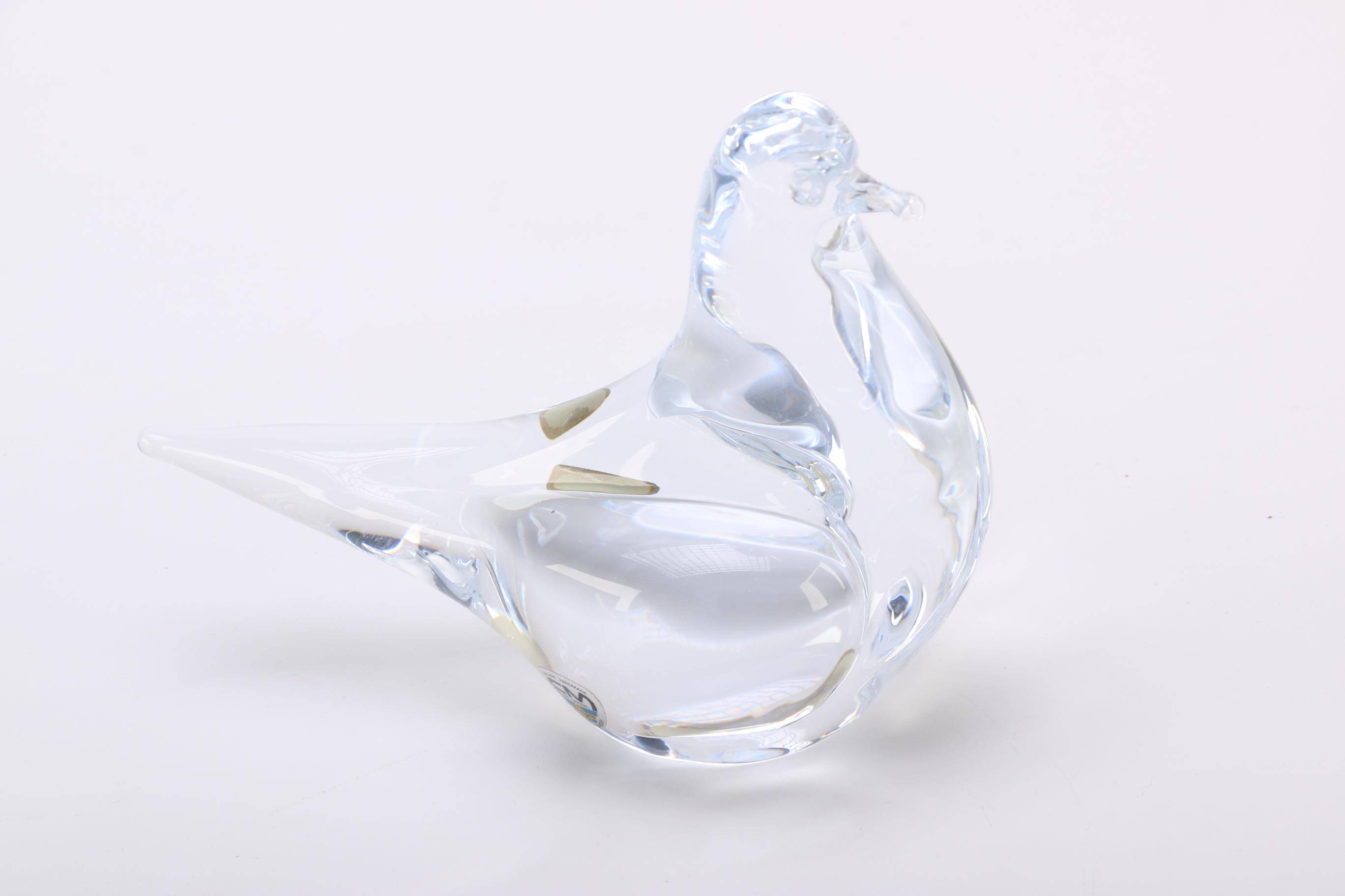 Marcolin Art Crystal Dove Figurines