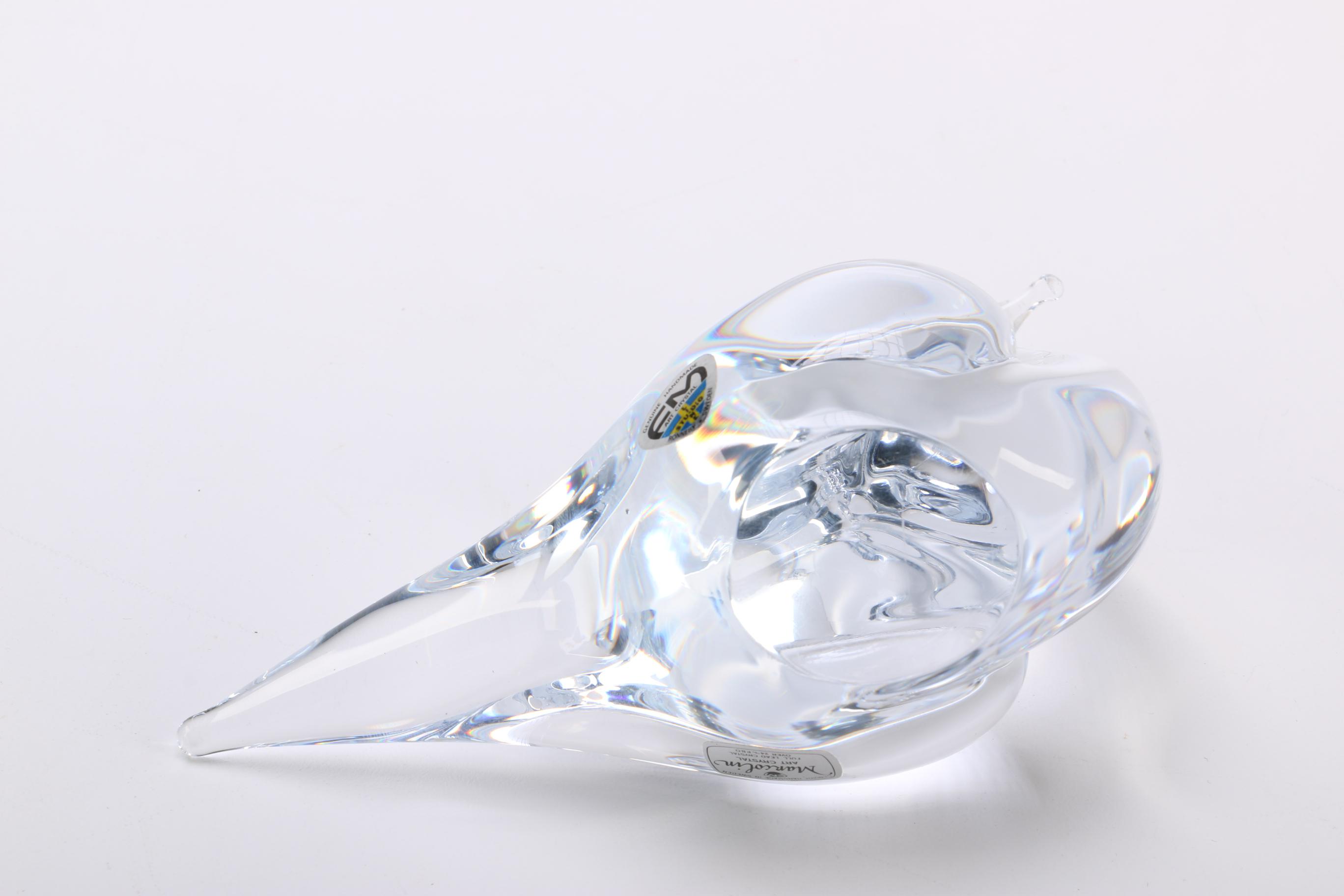 Marcolin Art Crystal Dove Figurines