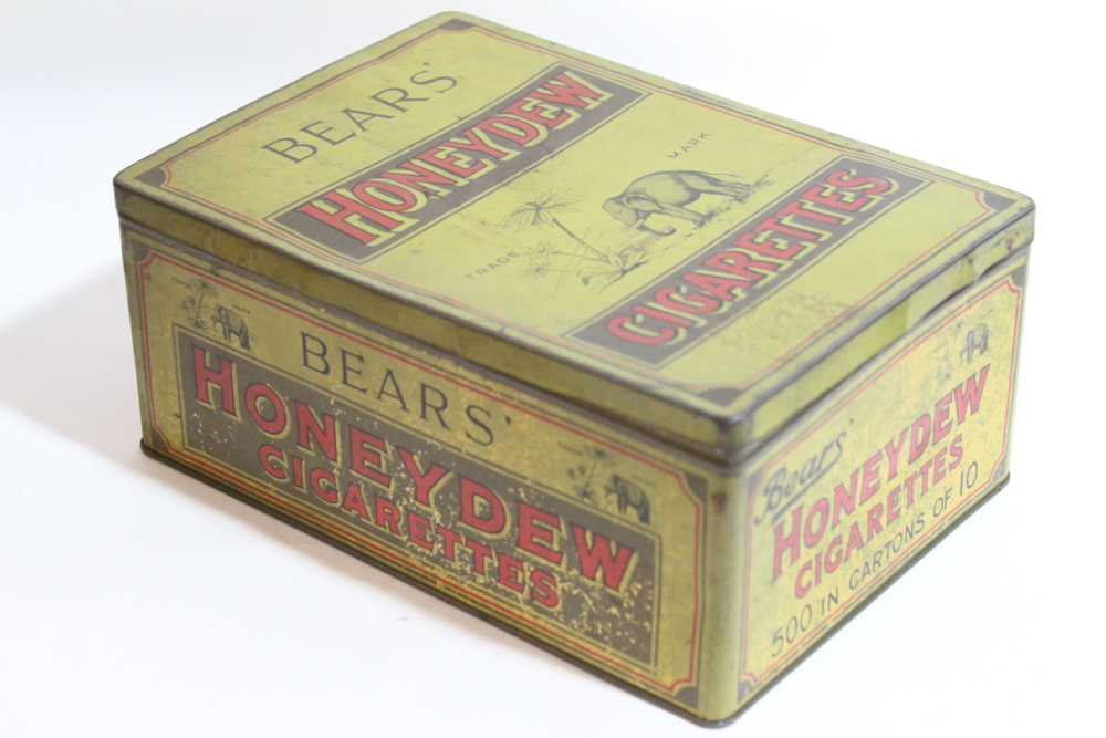 Bears "Honeydew Cigarettes" Tin