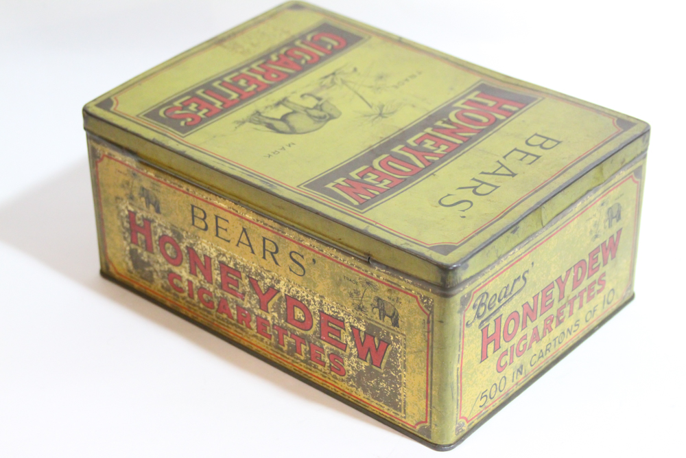 Bears "Honeydew Cigarettes" Tin