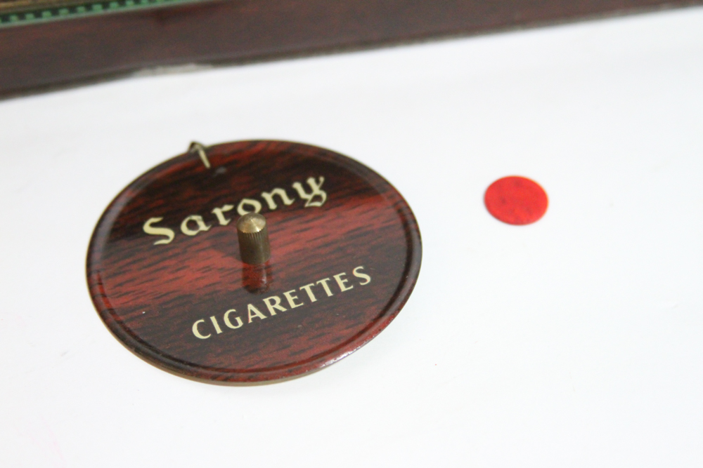 Circa 1930s Sarony Cigarettes Roulette Tin
