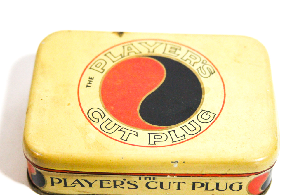 Vintage The Players Cut Plug Tobacco Tins