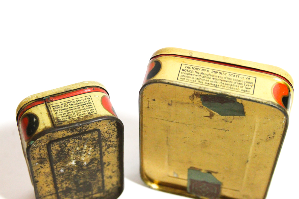 Vintage The Players Cut Plug Tobacco Tins