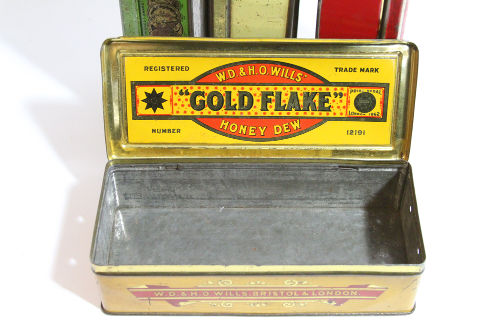 Vintage Cigarette Tins Featuring Carreras Craven "A"