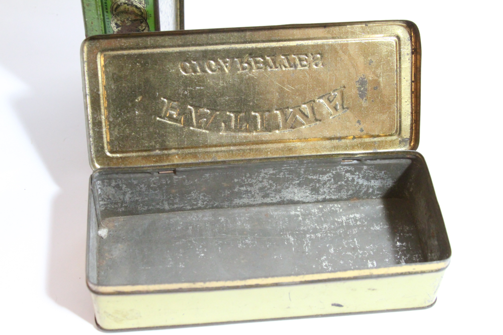 Vintage Cigarette Tins Featuring Carreras Craven "A"