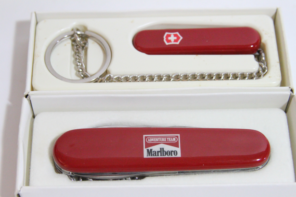 Victorinox Swiss Army Knives with Marlboro Logos