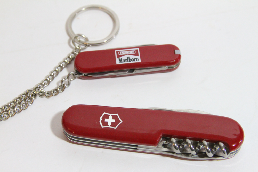 Victorinox Swiss Army Knives with Marlboro Logos