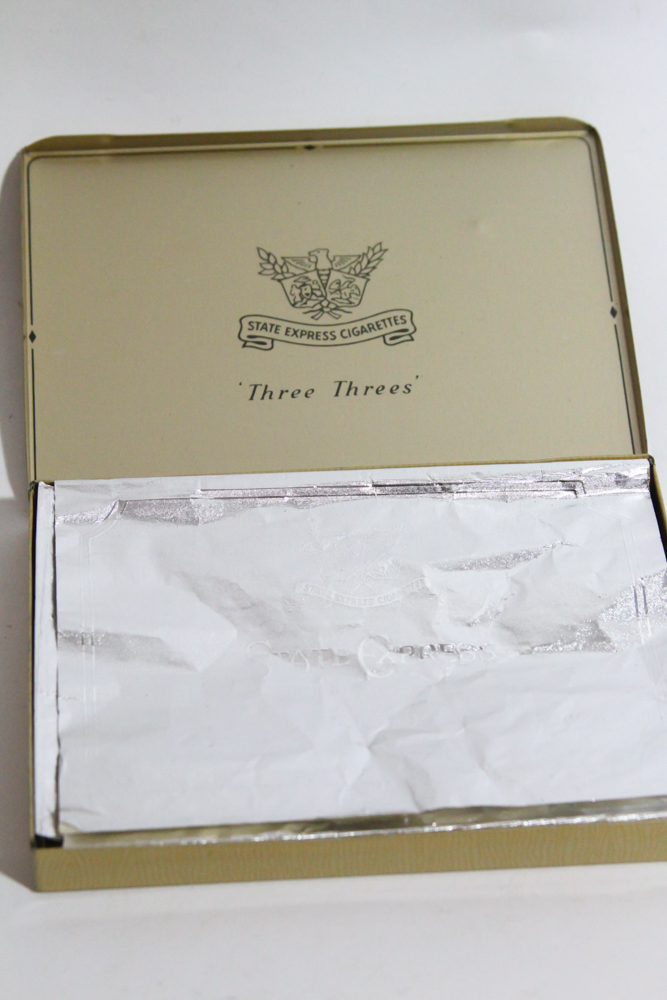 Vintage Cigarette Tins Featuring State Express