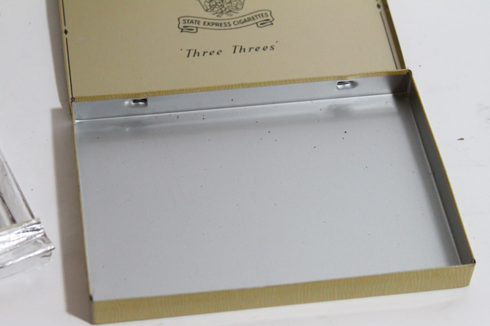 Vintage Cigarette Tins Featuring State Express