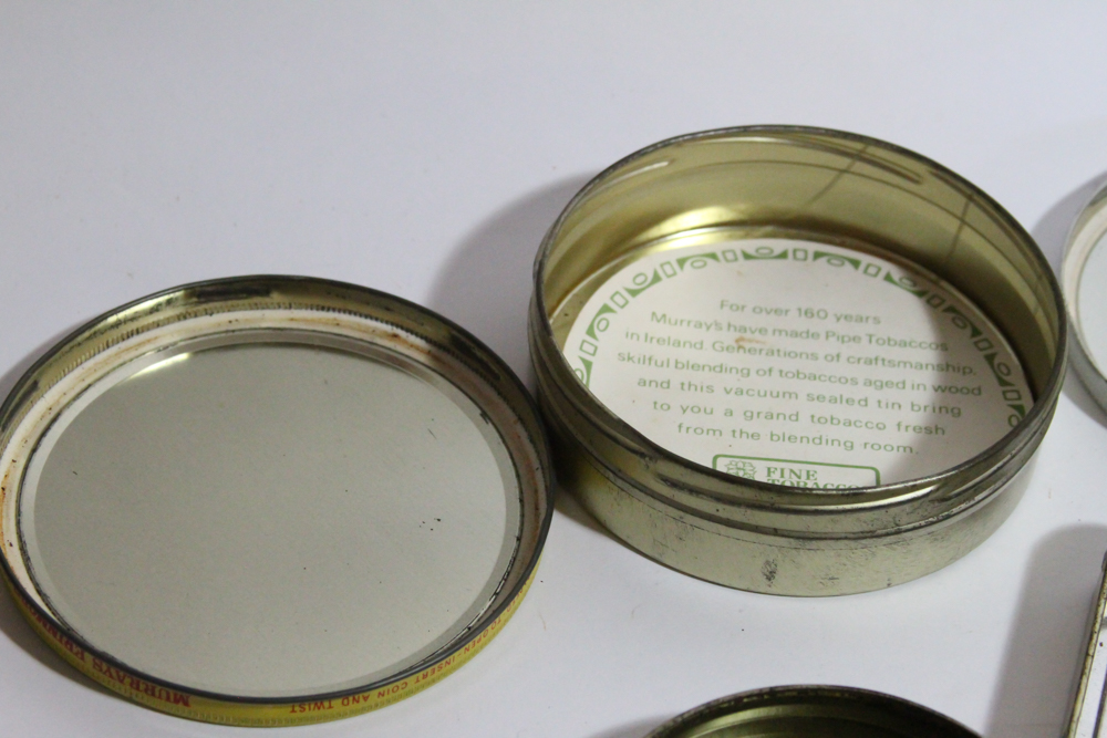 Collection of Six Vintage Tobacco Tins