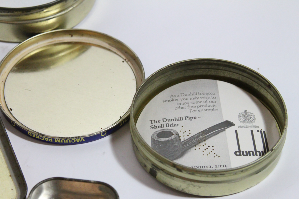 Collection of Six Vintage Tobacco Tins