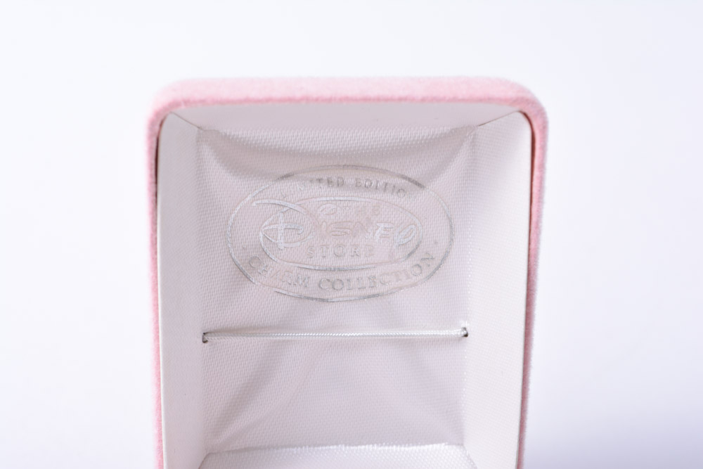 Sterling Silver Cinderella and Belle Disney Princess Pendants on Chain