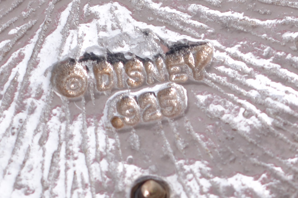 Sterling Silver Cinderella and Belle Disney Princess Pendants on Chain