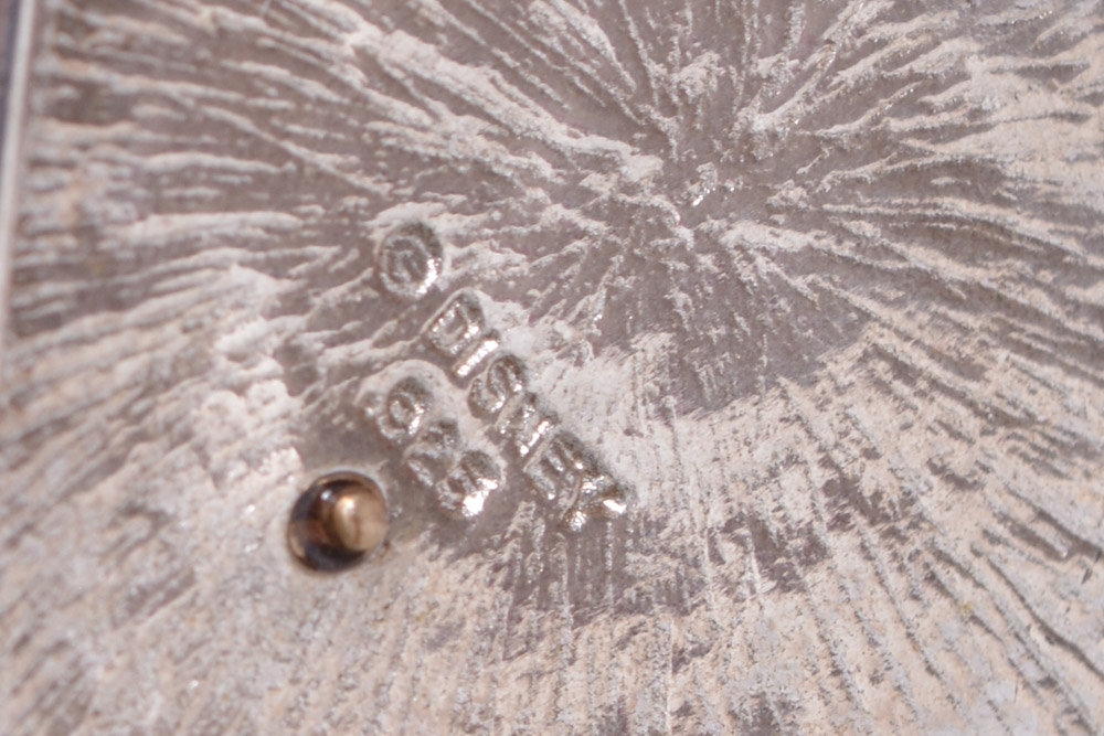 Sterling Silver Cinderella and Belle Disney Princess Pendants on Chain