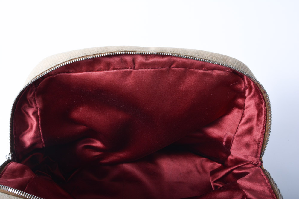 Prada Bowling Bag Handbag with Lock and Key