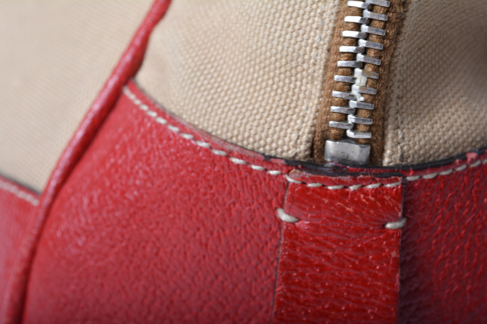 Prada Bowling Bag Handbag with Lock and Key