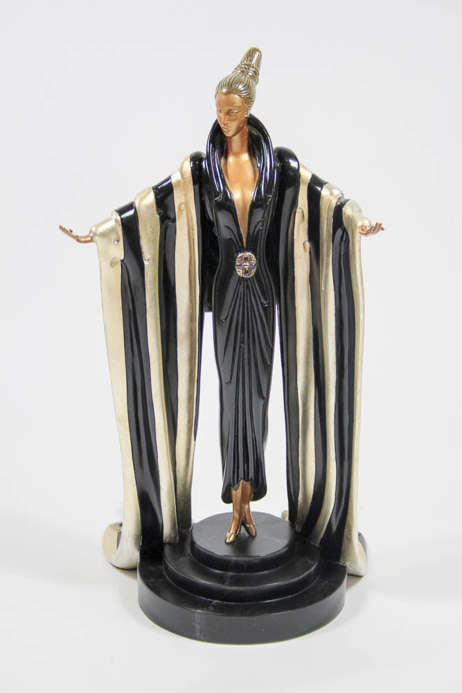Erté Limited Edition Bronze Sculpture "Monaco"