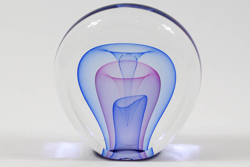 Ed Nesteruk Art Glass Paperweight